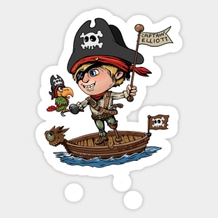 Captain Elliott Sticker